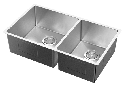 Cuba Dupla Bistrô 70x40x20 Escovado CV 4,5"