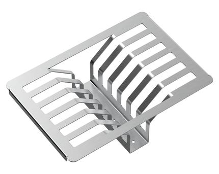 Escorredor Pratos Cuba Dupla Bistrô 29x20 Escovado