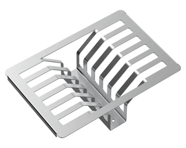 Escorredor Pratos Cuba Dupla Bistrô 29x20 Escovado