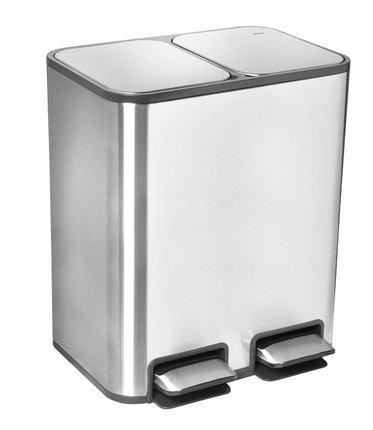 Lixeira Piso DocolFlat 20L (10L+10L)​