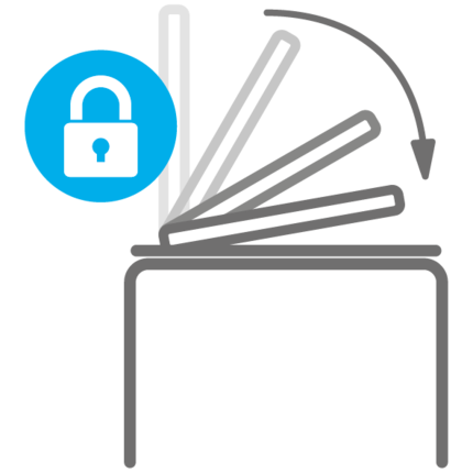 Lixeira Piso DocolFlat 20L (10L+10L)​