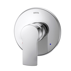 Acabamento monocomando para chuveiro baixa pressão 3/4" Argon cromado