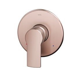 Acabamento monocomando para chuveiro baixa pressão 3/4" Argon cobre escovado