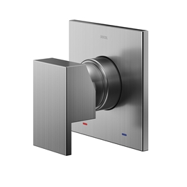 Acabamento monocomando para chuveiro e ducha higiênica 1/2" New Edge/Minima grafite escovado