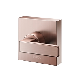 Acabamento para registro base Deca 1.1/4" e 1.1/2" Docol Stillo cobre escovado