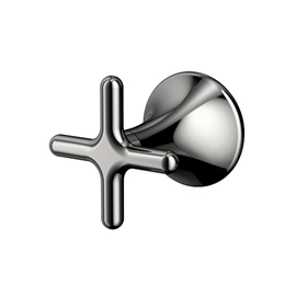 Acabamento para registro base Deca 1/2", 3/4" e 1" Liss grafite polido