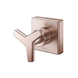 Acabamento para registro base Deca 1/2", 3/4" e 1" DocolCity cobre escovado