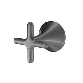 Acabamento para registro base Deca 3/4" Liss grafite escovado