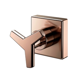 Acabamento para registro DocolBase 1.1/2 Docol City cobre polido