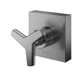 Acabamento para registro DocolBase 1.1/4" e 1.1/2" DocolCity grafite escovado