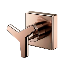 Acabamento para registro DocolBase 1/2", 3/4" e 1" DocolCity cobre polido