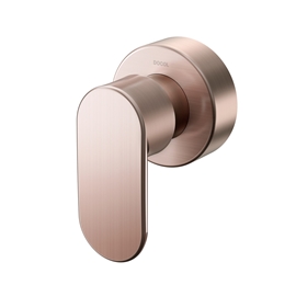 Acabamento para registro DocolBase 1/2", 3/4" e 1" Docol Kaila cobre escovado