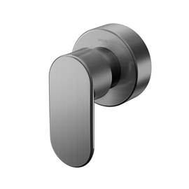 Acabamento para registro DocolBase 1/2", 3/4" e 1" Docol Kaila grafite escovado