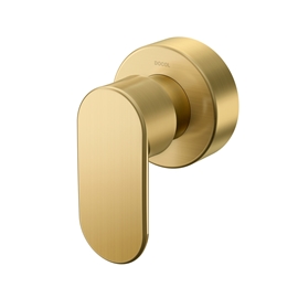 Acabamento para registro DocolBase 1/2", 3/4" e 1" Docol Kaila ouro escovado