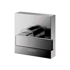 Acabamento para registro DocolBase 3/4" Docol Stillo grafite polido