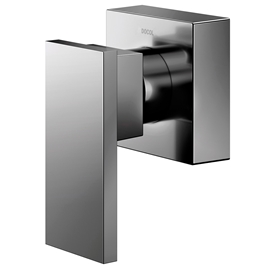 Acabamento para registro DocolBase 3/4" New Edge grafite polido