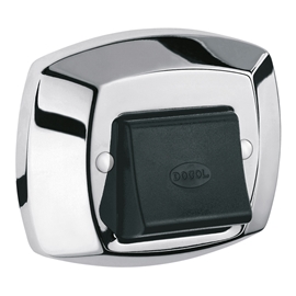 Acabamento para válvula de descarga Clássica black