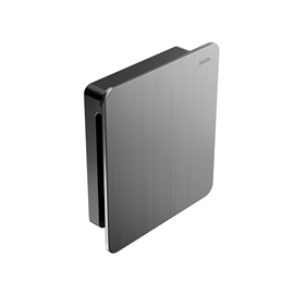 Acabamento para válvula de descarga de parede DocolFlat grafite escovado