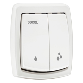 Acabamento para válvula de descarga Salvágua Box gelo polar