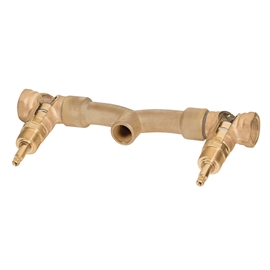 Misturador para banheira ou ducha higiênica de acionamento 1/2 volta - 3/4" DocolBase