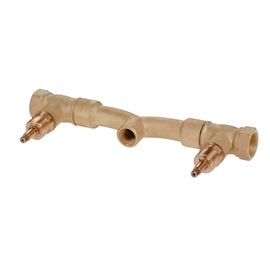 Misturador para banheira ou ducha higiênica de acionamento rotativo - 3/4" DocolBase