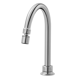 Bica alta articulável de mesa para lavatório DocolMatic cromado