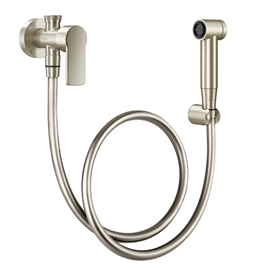 Ducha higiênica com registro e derivação 1/2" Argon níquel escovado