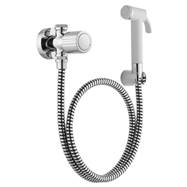 Ducha higiênica com registro e derivação com gatilho Itapema Bella cromado