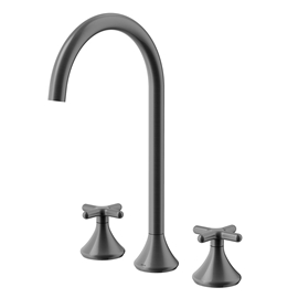 Misturador para banheiro 340 Liss grafite escovado