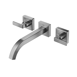 Misturador de parede para lavatório DocolStillo grafite escovado