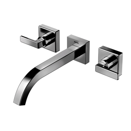 Misturador de parede para lavatório DocolStillo grafite polido