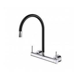 Misturador para cozinha de parede Docol Spice preto