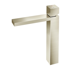 Monocomando para banheiro bica alta Minima níquel escovado