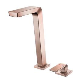 Monocomando para banheiro bica alta Vougan cobre escovado