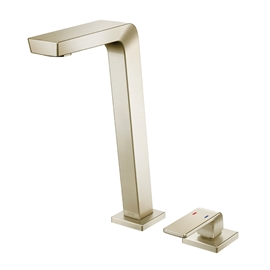 Monocomando para banheiro bica alta Vougan níquel escovado