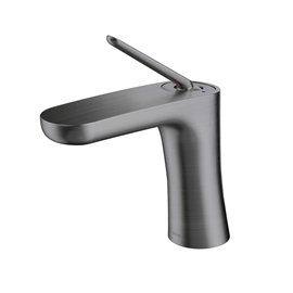 Monocomando bica baixa de mesa para lavatório DocolKaila grafite escovado