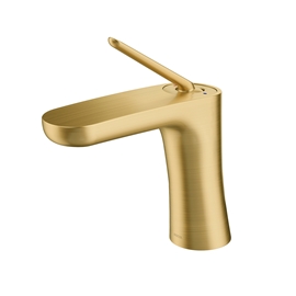 Monocomando de mesa para lavatório DocolKaila ouro escovado