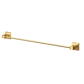 Porta-toalha bastão 642 mm Square ouro escovado