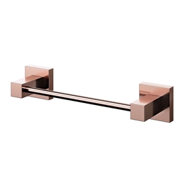 Porta-toalha rosto 265 mm de parede Square cobre polido