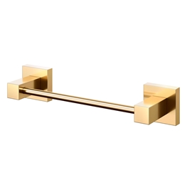 Porta-toalha rosto 265 mm de parede Square ouro polido