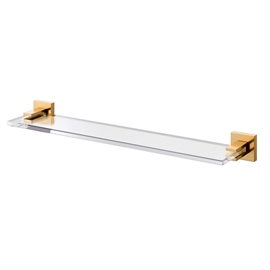 Prateleira Square ouro polido