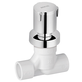 Registro baseTec PVC cerâmico com acabamento Riva