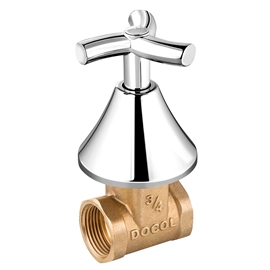 Registro de gaveta DocolBase 3/4" com acabamento Docol Primor