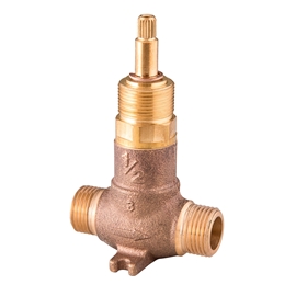 Registro de pressão DocolBase 1/2" MxM c/ aba fixação