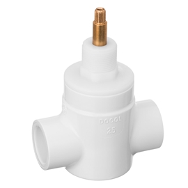 Registro tipo gaveta basetec PVC 1/4 volta DocolBase