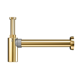 Sifão de parede para lavatório Top ouro polido