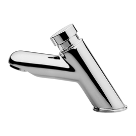 Torneira bica baixa de mesa para lavatório LEED PressMatic 110 cromado