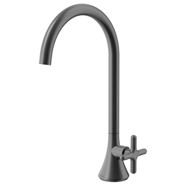 Torneira para banheiro 340 Liss grafite escovado