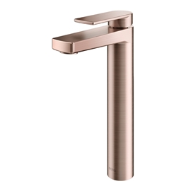 Torneira bica alta de mesa para lavatório Argon cobre escovado