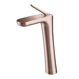 Torneira bica alta de mesa para lavatório DocolKaila cobre escovado